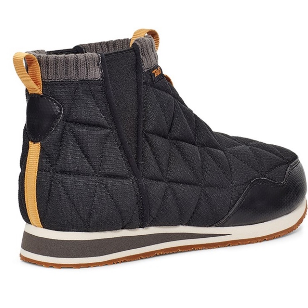New Teva Ember Mid Boot Quilted Black Womens 8 - Picture 3 of 15